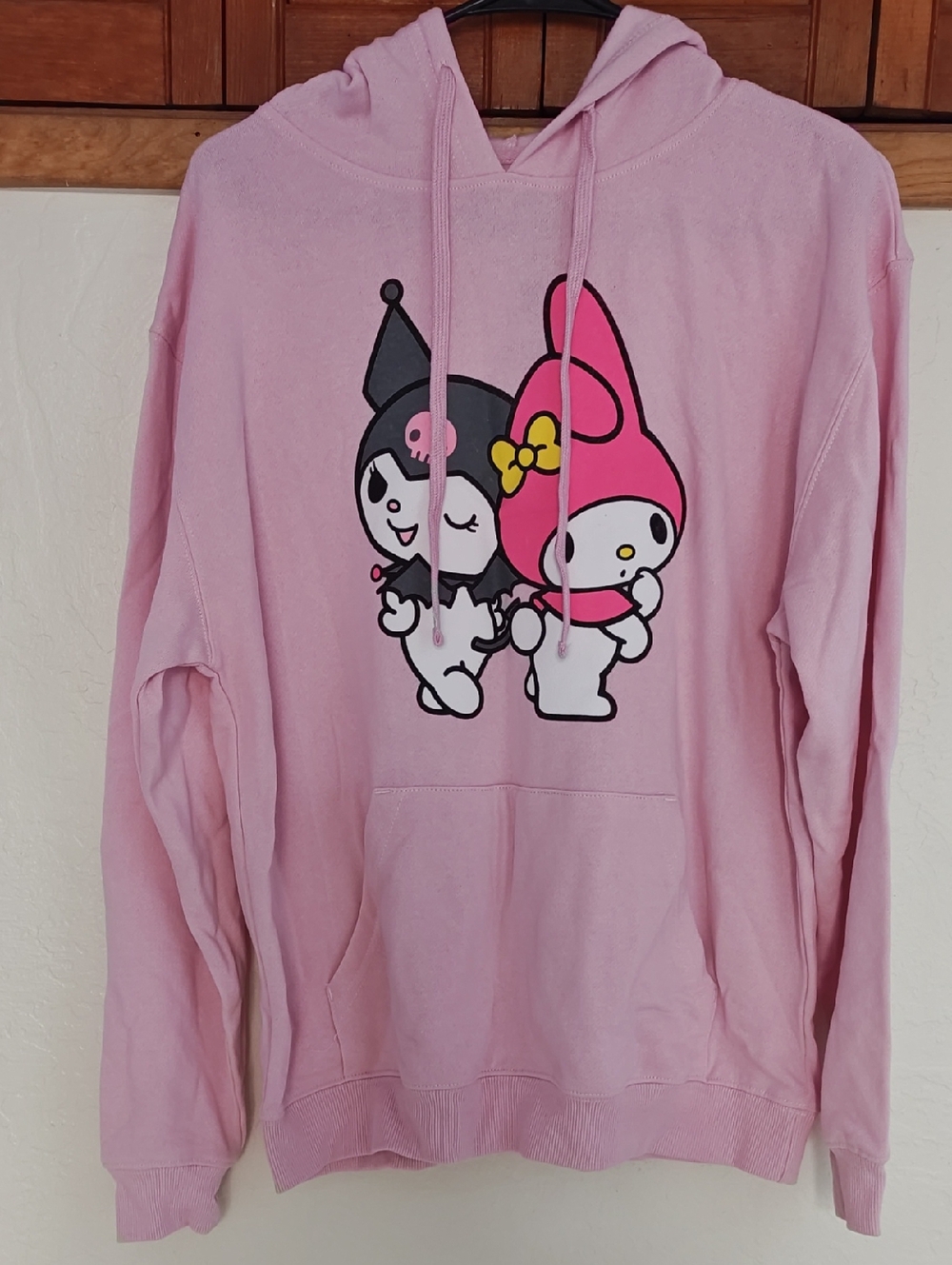 NEW BIOWORLD X SANRIO Kuromi and My Melody Hoodie Sweatshirt